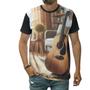 Imagem de Camiseta Violão Instrumento Musical Cordas Música Acústico