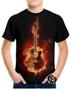 Imagem de Camiseta Violão Masculina Musica Guitarra Infantil Blusa et2