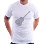 Imagem de Camiseta Violão Notas Musicais - Foca na Moda