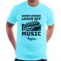 Imagem de Camiseta When words leave off music begins - Foca na Moda