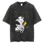 Imagem de Camisetas Unissex Oversize Vintage em Algodão - Manga Curta com Estampa de Anime