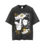 Imagem de Camisetas Unissex Oversize Vintage em Algodão - Manga Curta com Estampa de Anime
