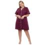 Imagem de Camisola Americana Curta Sepie 810 Plus Size Vermelho