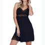 Imagem de Camisola Com Renda Vellfer VF - 37 Microfibra
