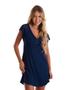 Imagem de Camisola Feminina Confortável De Viscose E Renda Estilo Camiseta Amamentação Pós Parto Abertura Botões