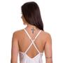 Imagem de Camisola Longa em Cetim e Renda com Fenda na Perna Sem Bojo Estilo Sedutor - GV683*
