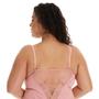 Imagem de Camisola Plus Size Luxo Confortável Lingerie Noite em Microfibra Estilo Sedutor - DRP195