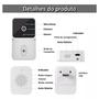 Imagem de Campainha Com Câmera Porteiro Inteligente Sem Fio Wi-Fi Smart Home Celular