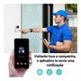 Imagem de Campainha Com Câmera Porteiro Inteligente Sem Fio Wi-Fi Smart Home Celular
