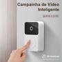 Imagem de Campainha Com Câmera Vídeo Porteiro Sem Fio Wi-Fi HD Inteligente Smart Home Recarregável