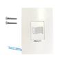 Imagem de Campainha Grilo Cigarra Residencial Comercial Slim com Fio Embutir 4x2 Bivolt
