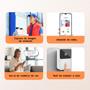 Imagem de Campainha Inteligente Sem Fio Com Vídeo Wi-Fi Voz Registro Visitante