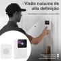 Imagem de Campainha Residencial Wifi Branco Vivo Tempo Premium Áudio Externa Portátil