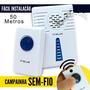 Imagem de Campainha Residencial Wireless Sem Fio Resistente Água Wifi - Armarinhos BS