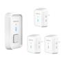 Imagem de Campainha Sem Fio Bivolt Alacance Ate 101 Mts 3 Receptores Intelbras