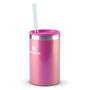 Imagem de Can cooler stanley com canudo em aço inoxidável 296ml rosa dazzle pink shimmer 08450-00