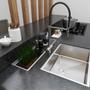 Canal Calha De Inox C/ Válvula Embutido Pia Úmida - Technox Imagem de Canal Calha De Inox C/ Válvula Embutido Pia Úmida