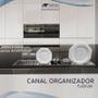 Imagem de Canal organizador para cozinha produzido em aço inox com acessórios - UAC0001-N