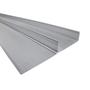 Imagem de Canaleta Grande Cinza Com Parede Fechada em PVC Rígido 150 mm x 50 mm (15 cm x 5 cm) Cinza - Hellermann Tyton