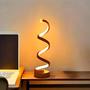 Imagem de Candeeiro de Mesa Espiral Minimalista - Moderno, Regulável e com 3 Cores