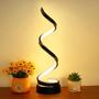 Imagem de Candeeiro de Mesa Espiral Minimalista - Moderno, Regulável e com 3 Cores