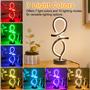 Imagem de Candeeiro de mesa Mayful Modern LED Spiral RGB 15W 7 cores