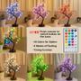 Imagem de Candeeiro de mesa Pooqla RGB Cherry Blossom Tree Light 36 LED