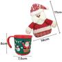 Imagem de Caneca 200ml + Papai Noel ou Boneco de Neve Enfeite Natal