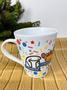 Imagem de Caneca 290ml Flork Porcelana  - TERRAMADA