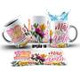 Imagem de Caneca 325ml Floral Flores Dia Das Mães, Mãe eu te amo