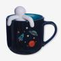 Imagem de Caneca 350ml c/ infusor p/ cha astronauta