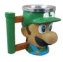 Imagem de Caneca 3d Luigi Super Mario Bros Game - Copo