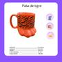 Imagem de Caneca 3d Pata De Tigre Laranja