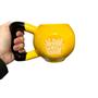 Imagem de Caneca 3d Peso Amarelo Presente Cerâmica Xicara Criativa Kettlebell Exercício Funcional Personal Academia Pai