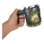 Imagem de Caneca 3D Resina Caveira Alça Revolver Mexicano 450 Ml