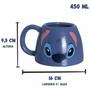 Imagem de Caneca 3D Stitch Ornamento Decorativo Zona Criativa 450ml