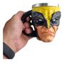 Imagem de Caneca 3d Wolverine Logan Resina E Alumínio Geek X-men