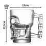 Imagem de Caneca 500ml Grande Para Whisky Refrigerante Caveira 6Un