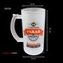 Imagem de Caneca 500ml P/ Chopp Personalizada "Já Li Tudo Sobre Parar De Beber Resultado Parei De Ler!" TM113