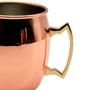 Imagem de Caneca Aço Inox Cobre 550ml Fracalanza