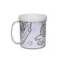 Imagem de Caneca Acrílica p/ Colorir 300ml - BRANCO