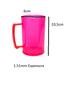 Imagem de Caneca Acrílica Rosa Transparente 300ml - 50 Unidades