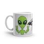 Imagem de Caneca alien et ufo nave espacial paz e amor com caixa