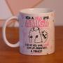 Imagem de Caneca Amiga Flork 325ml Caneca Branca Personalizada Amiga