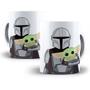 Imagem de Caneca Baby Yoda Mandaloriano E Grogu Porcelana Personalizada Xícara Geek Meme Presente 325 ml