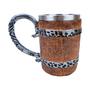 Imagem de Caneca Barril Envelhecido De Resina 600Ml
