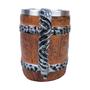 Imagem de Caneca Barril Envelhecido De Resina 600Ml