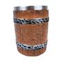 Imagem de Caneca Barril Envelhecido De Resina 600Ml