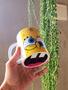 Imagem de Caneca bob esponja com bocao no fundo lançamento porcelana 325ml