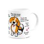 Imagem de Caneca Branca 325ml - Meu Beagle, melhor pessoa!